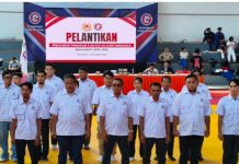 H. Amin dan H. Marwan Nahkodai PJSI Kukar Periode 2025 – 2030.