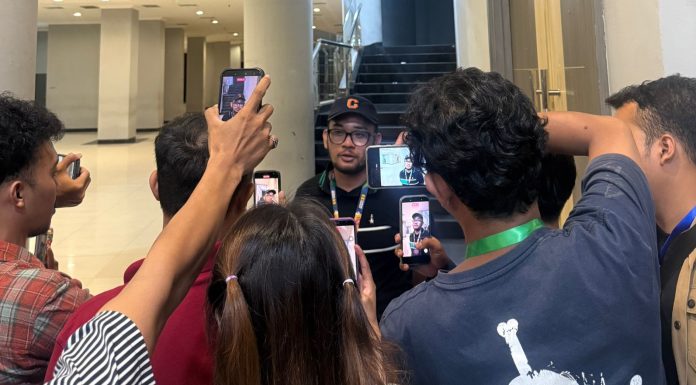 Rifky Nugraha Ketua Liga Mahasiswa NasDem Kaltim Sukses Boyong Pandji Pragiwaksono Gebrak Samarinda