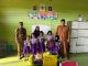 Kades Sidomulyo Tabang Serahkan Bantuan Tas dan Sepatu Sekolah Untuk TK. Bunga Belayan